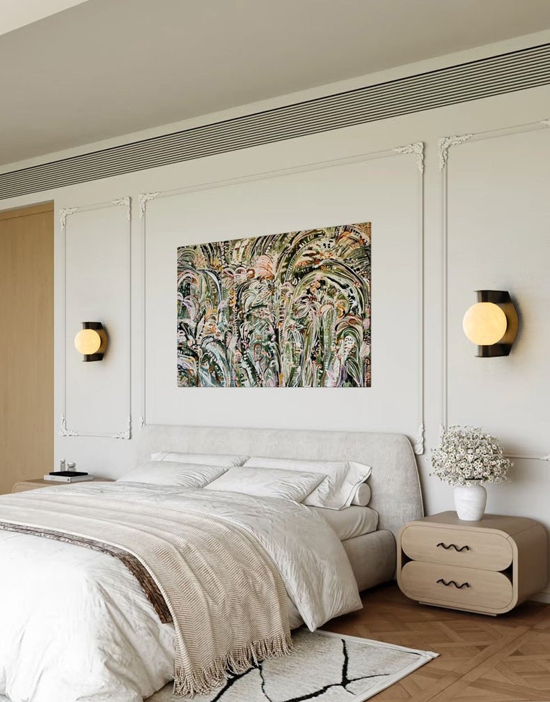 Caldrien alabastro aplique de pared alabastro