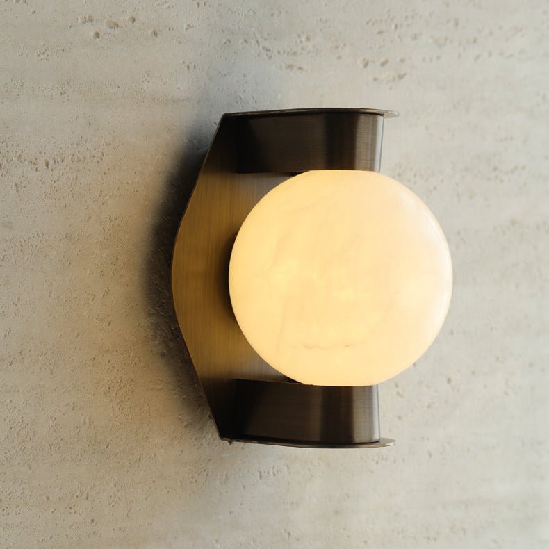Caldrien alabastro aplique de pared alabastro
