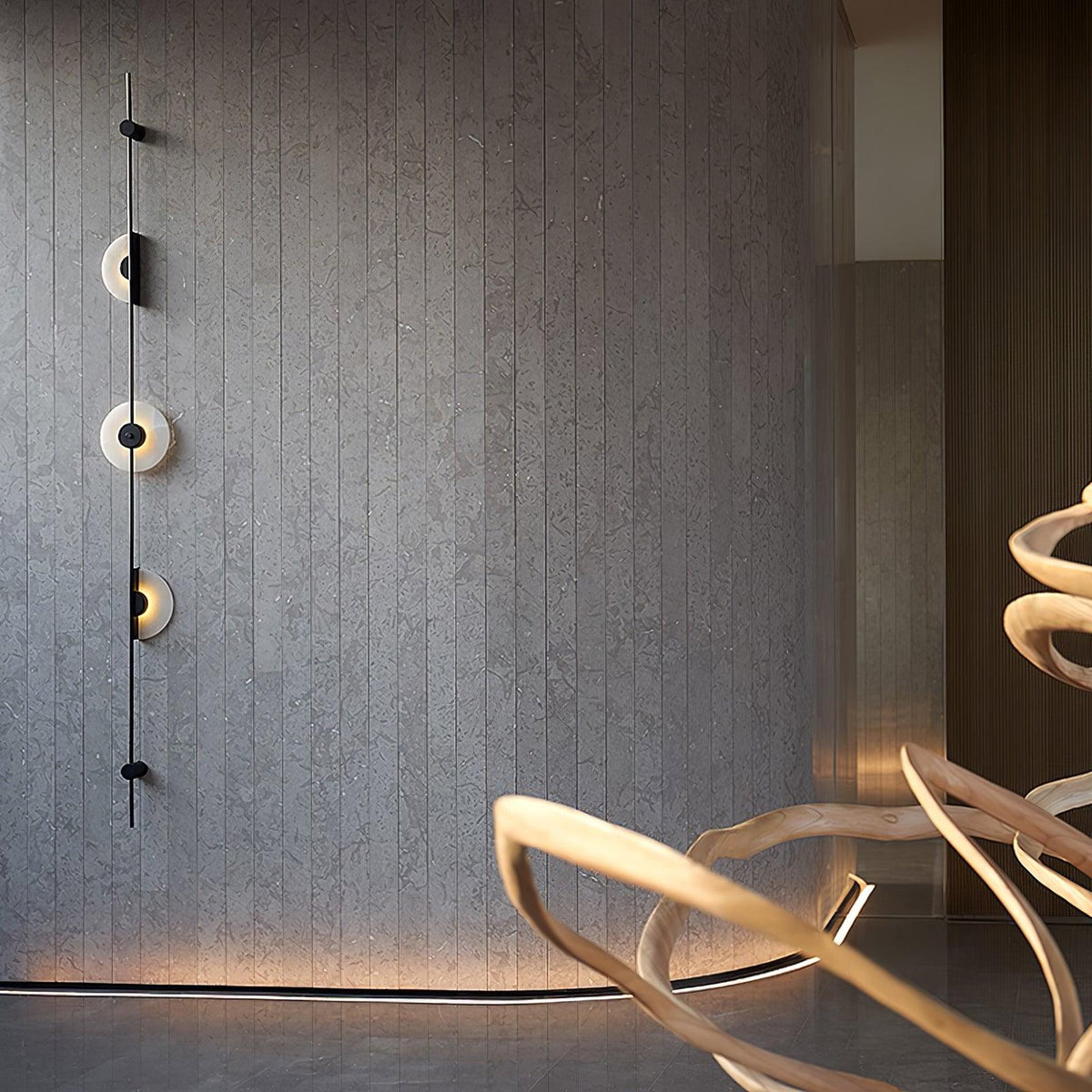 Albarina aplique de pared alabastro