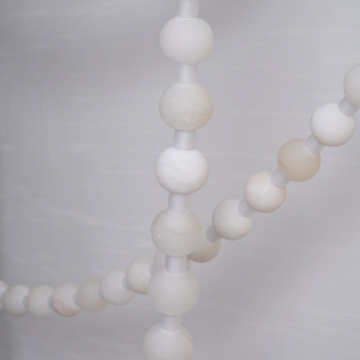 Grempt alabastro Pearl Necklace lámpara de araña