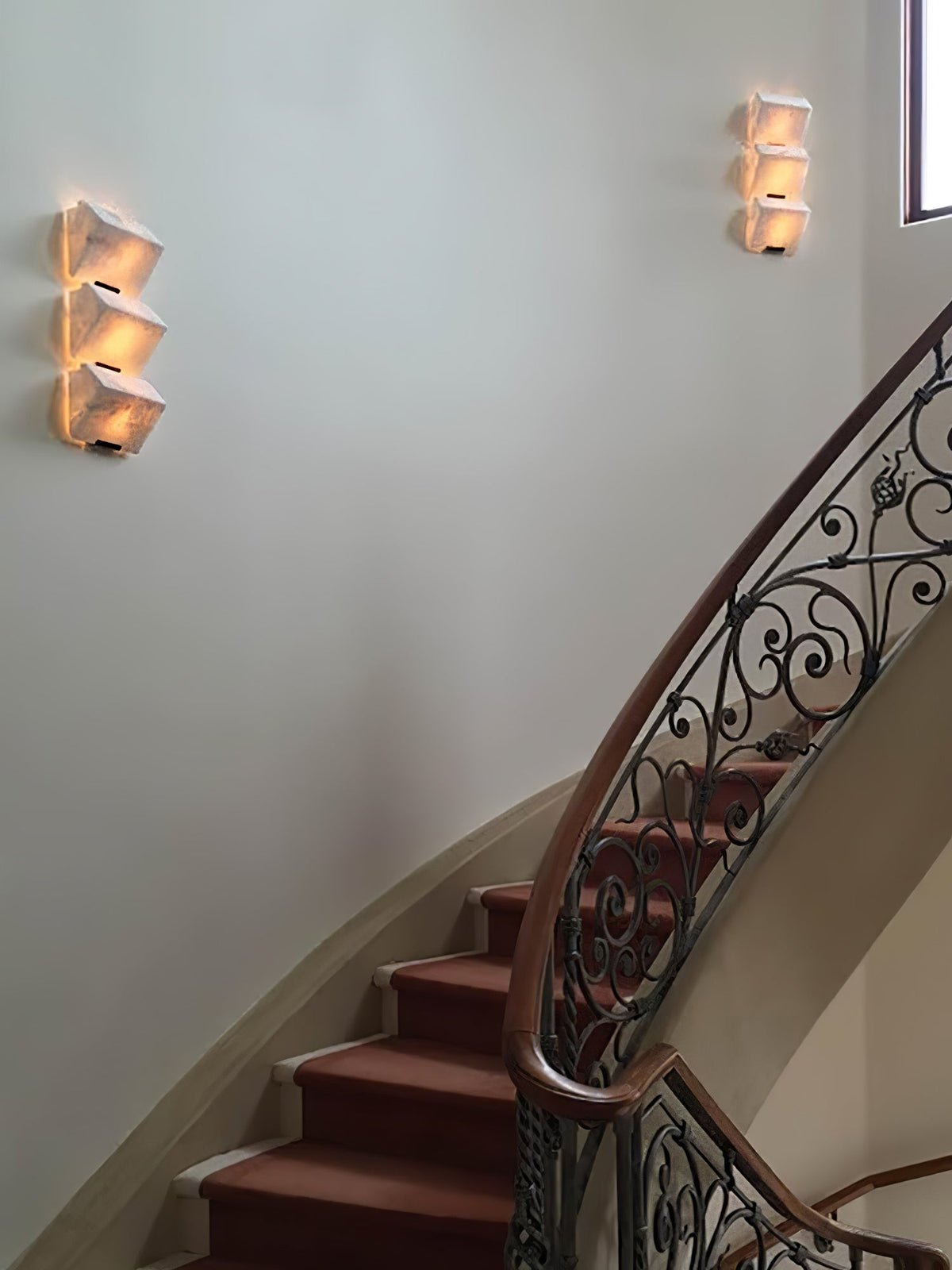 Vimiryra Aplique de pared Alabastro Contemporáneo Minimalista
