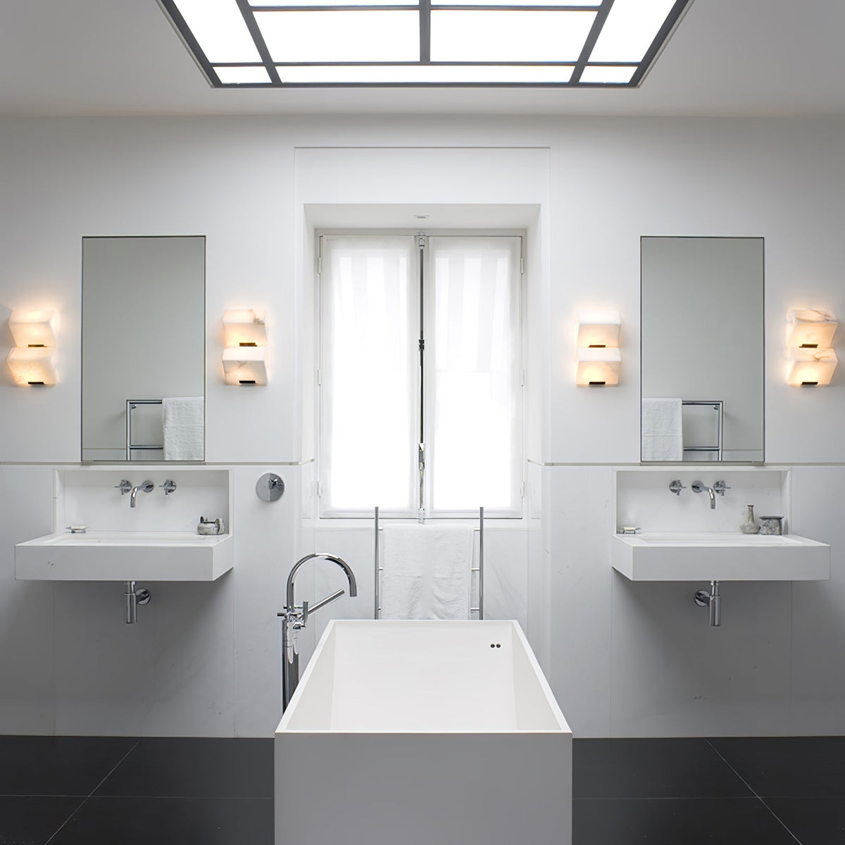 Vimiryra Aplique de pared Alabastro Contemporáneo Minimalista