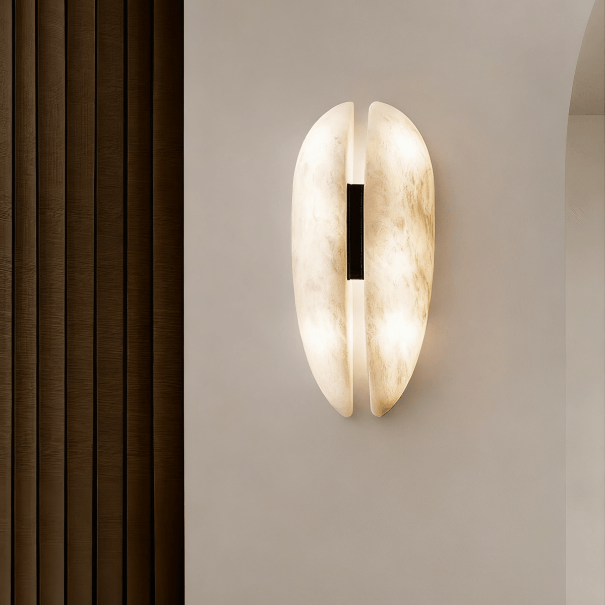 Albeora aplique de pared alabastro