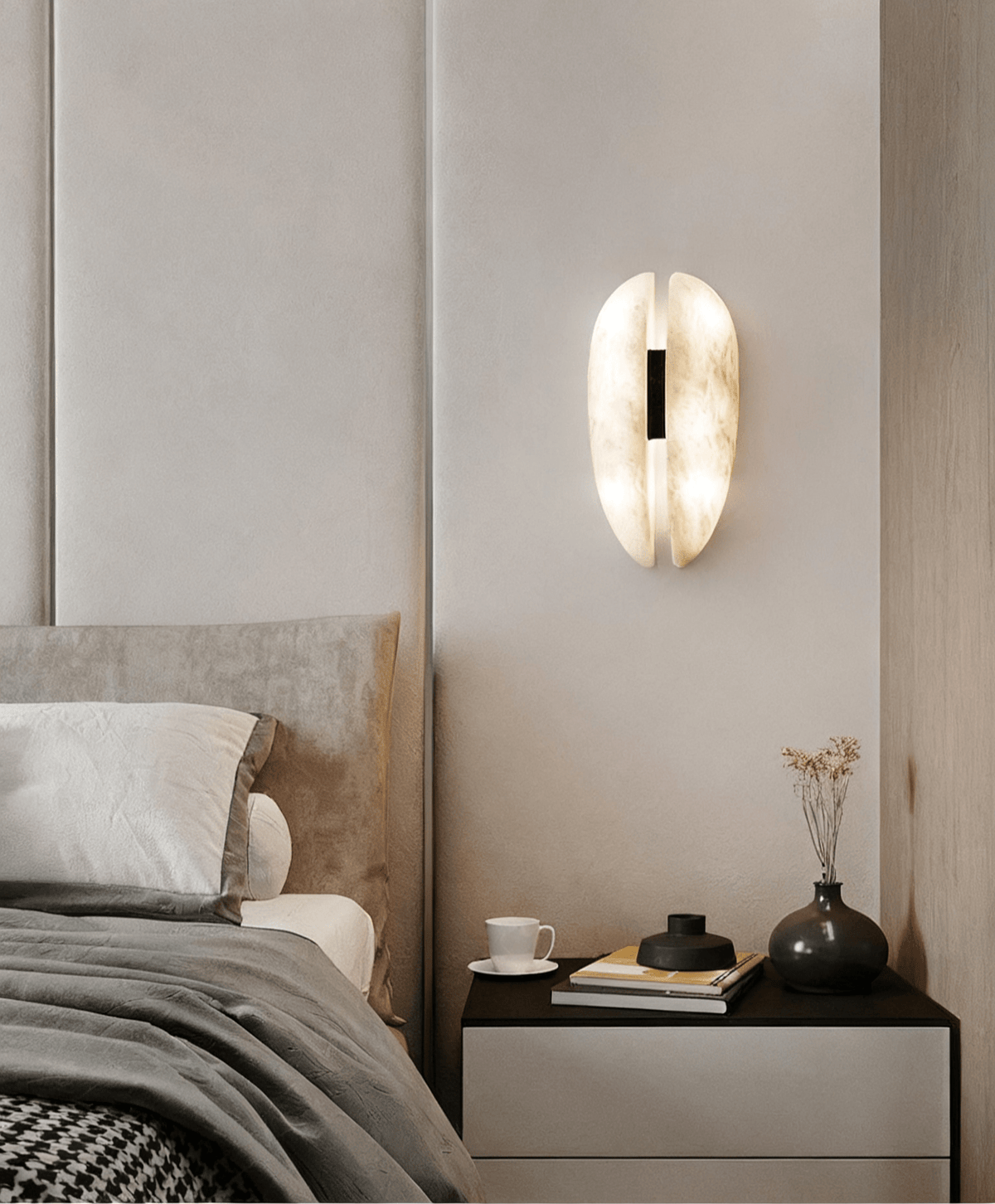 Albeora aplique de pared alabastro