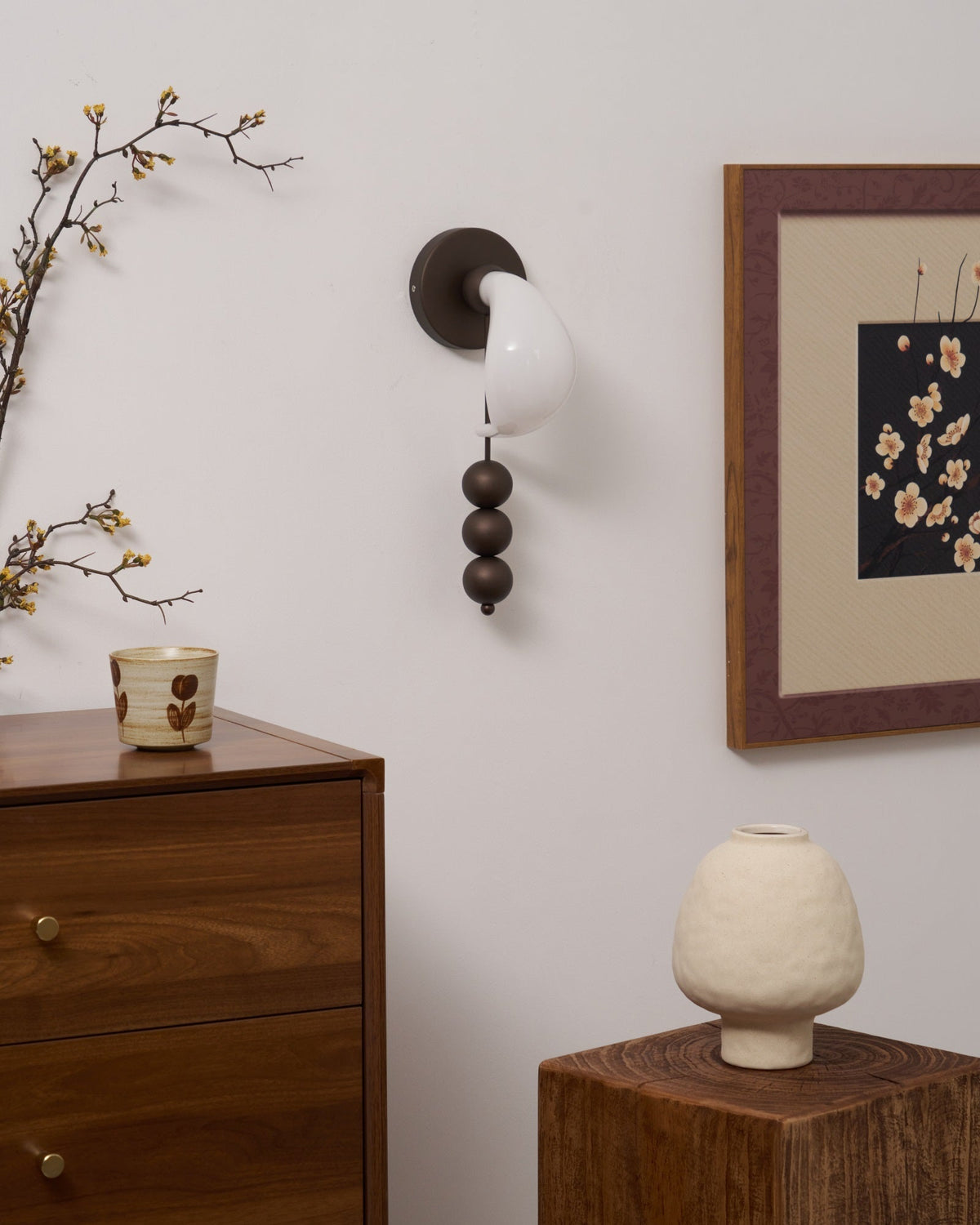 Viphaor aplique de pared Premium elegancia con vidrio de arte