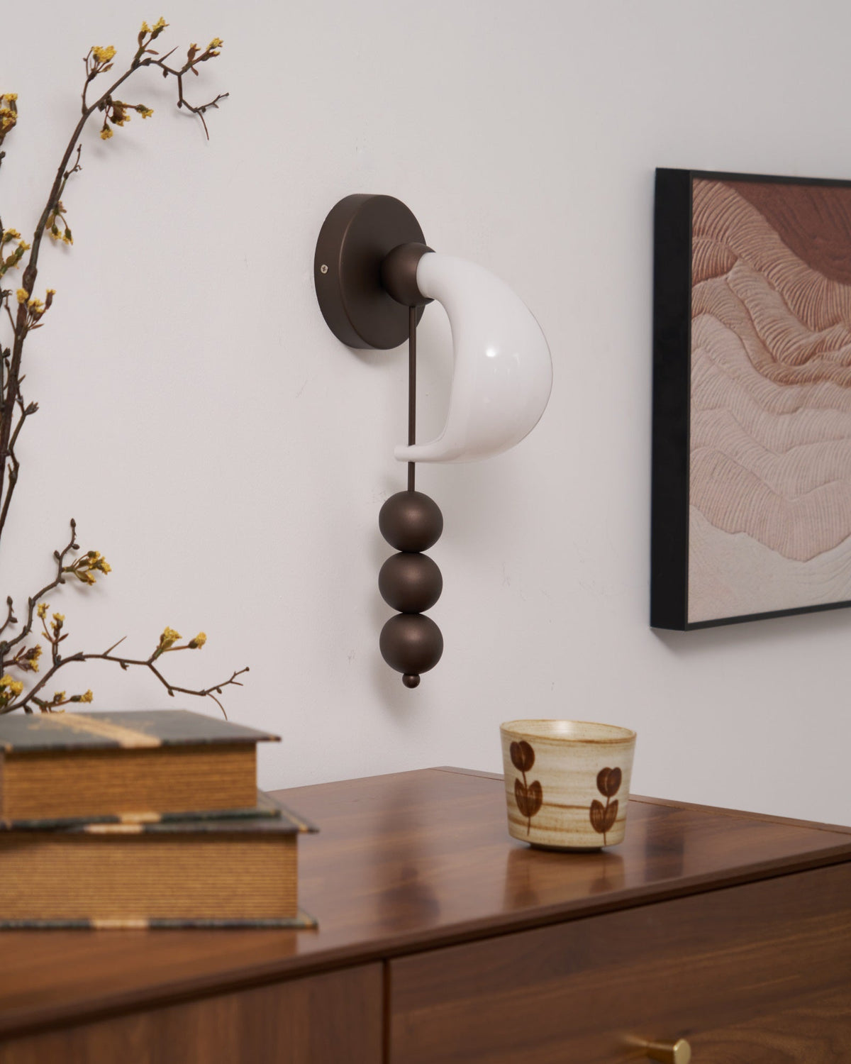 Viphaor aplique de pared Premium elegancia con vidrio de arte
