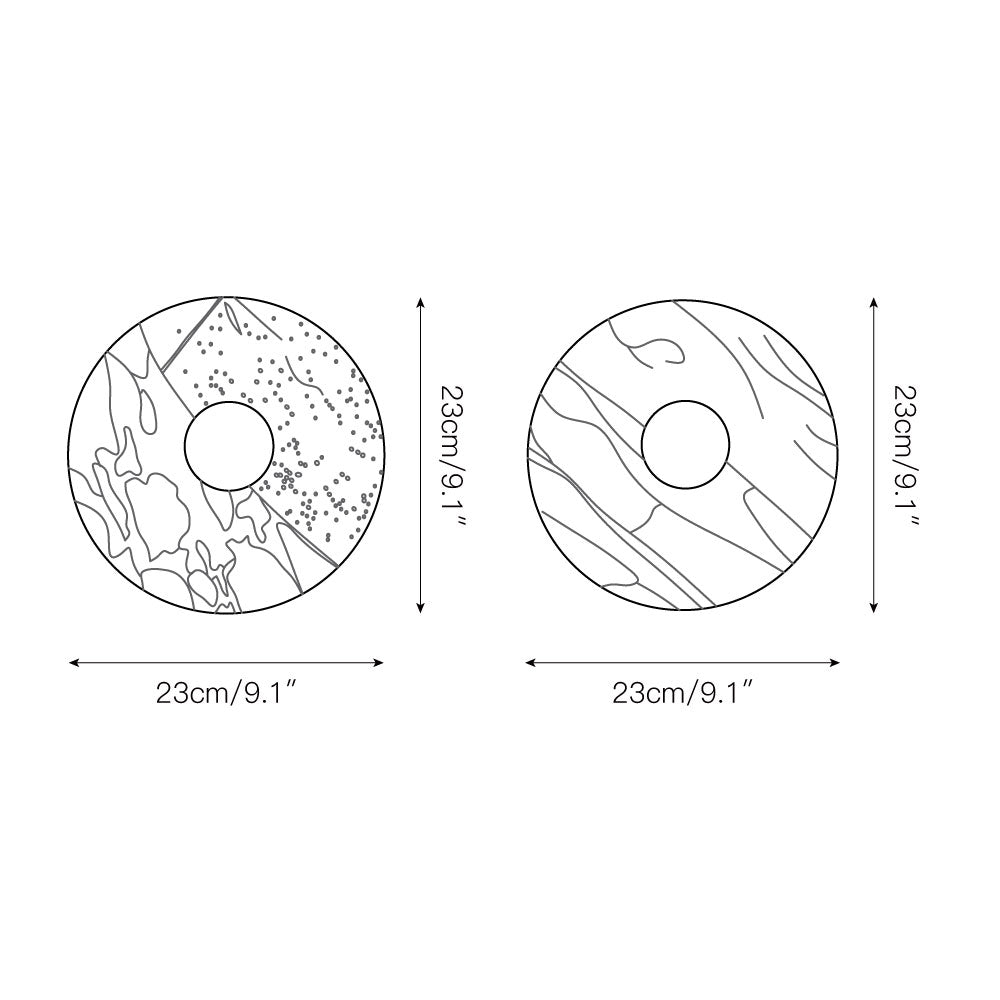 Tinduvyn aplique de pared moderno minimalista de mármol