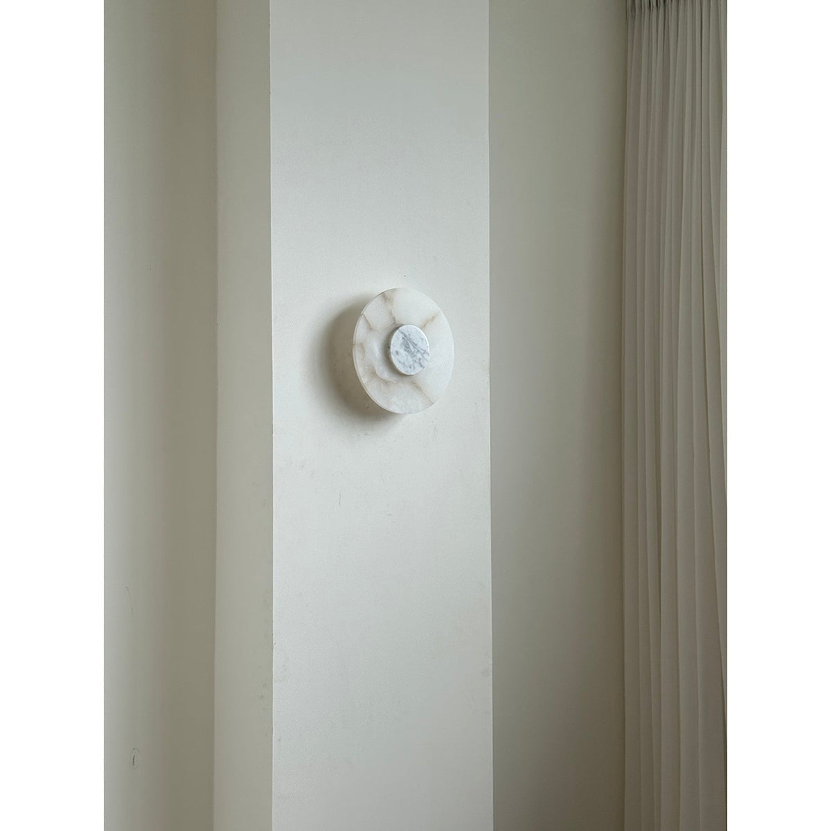 Rauduvyi aplique de pared moderno minimalista de alabastro
