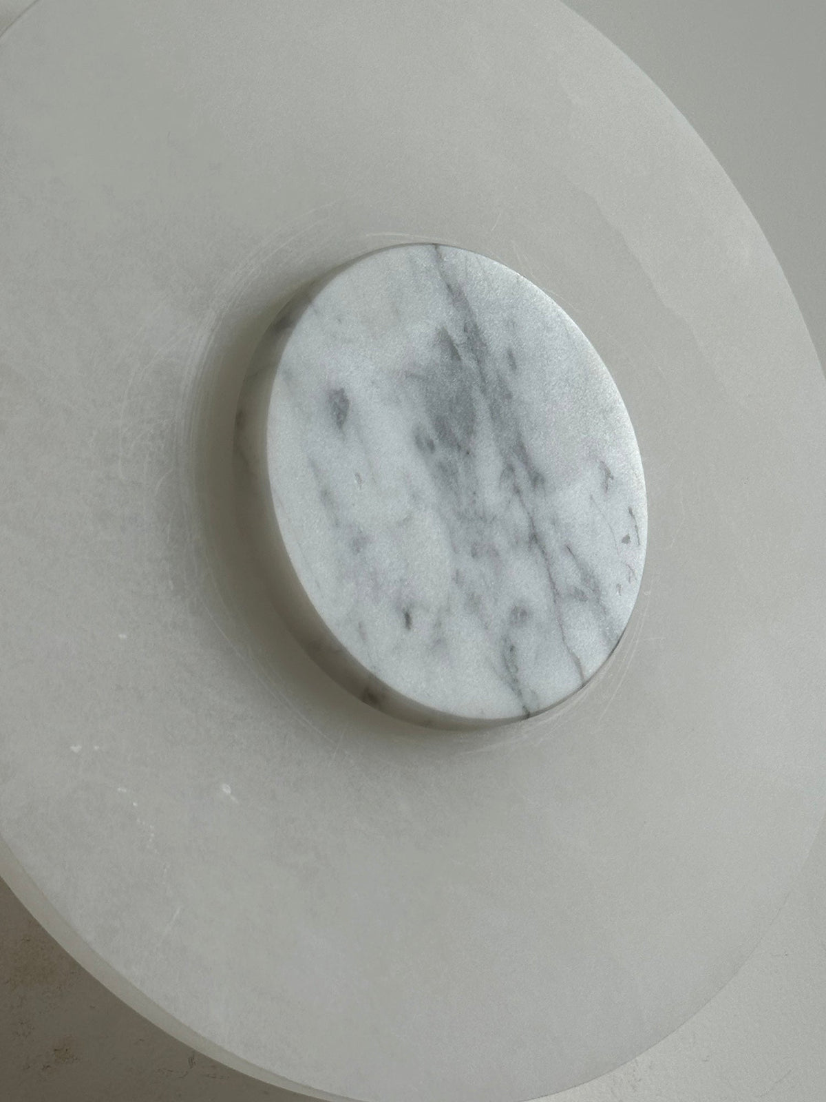 Rauduvyi aplique de pared moderno minimalista de alabastro