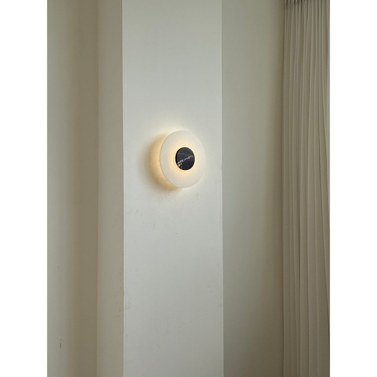 Rauduvyi aplique de pared moderno minimalista de alabastro