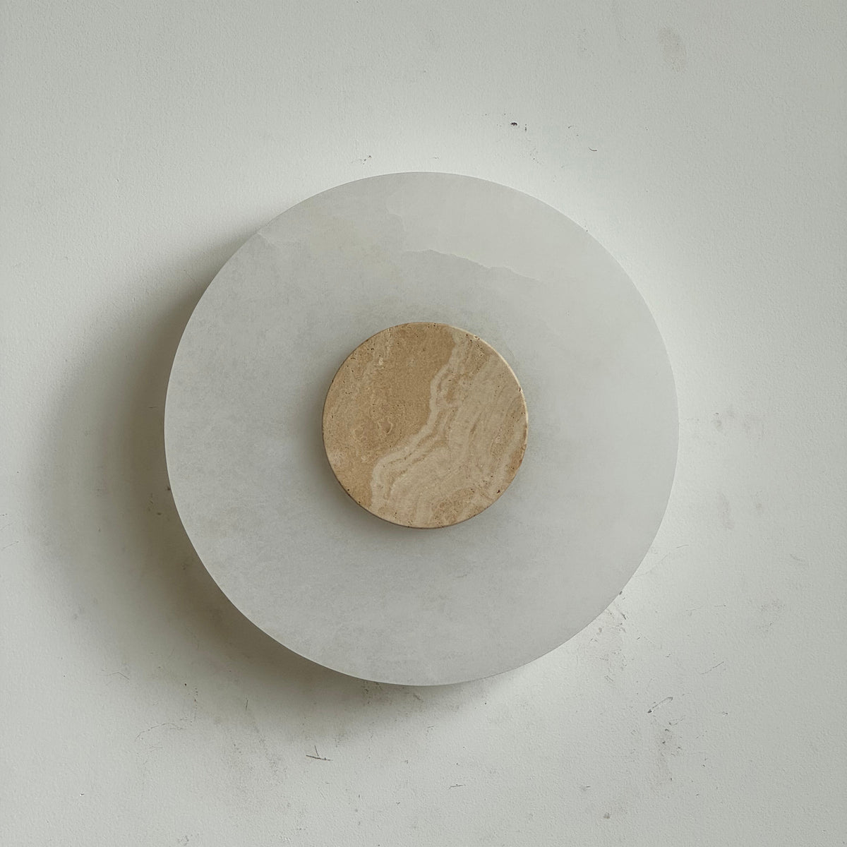 Rauduvyi aplique de pared moderno minimalista de alabastro