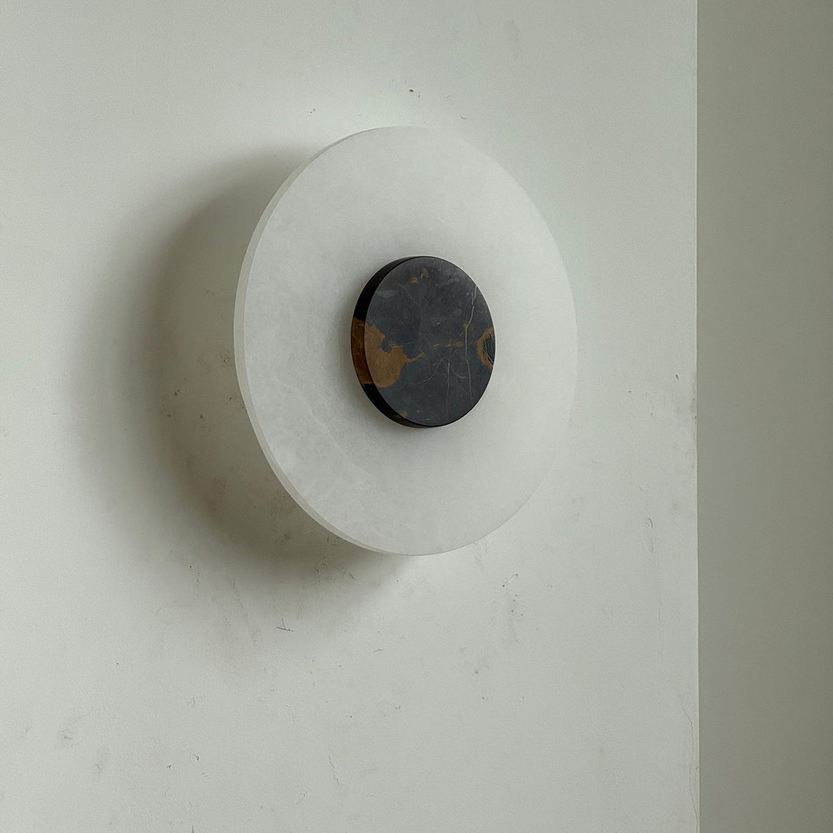 Rauduvyi aplique de pared moderno minimalista de alabastro
