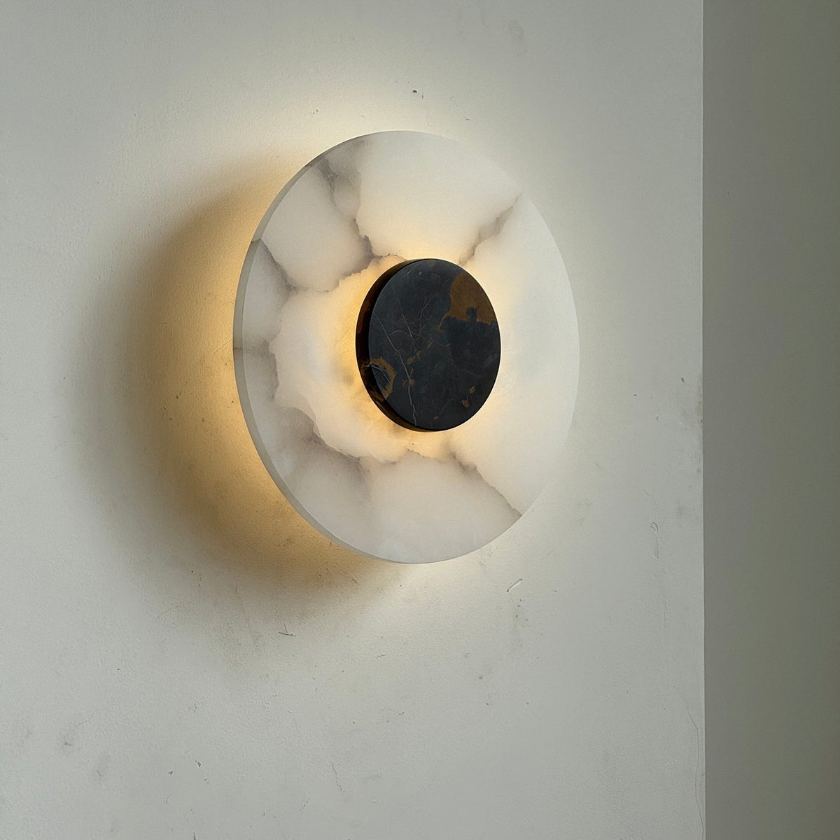 Rauduvyi aplique de pared moderno minimalista de alabastro
