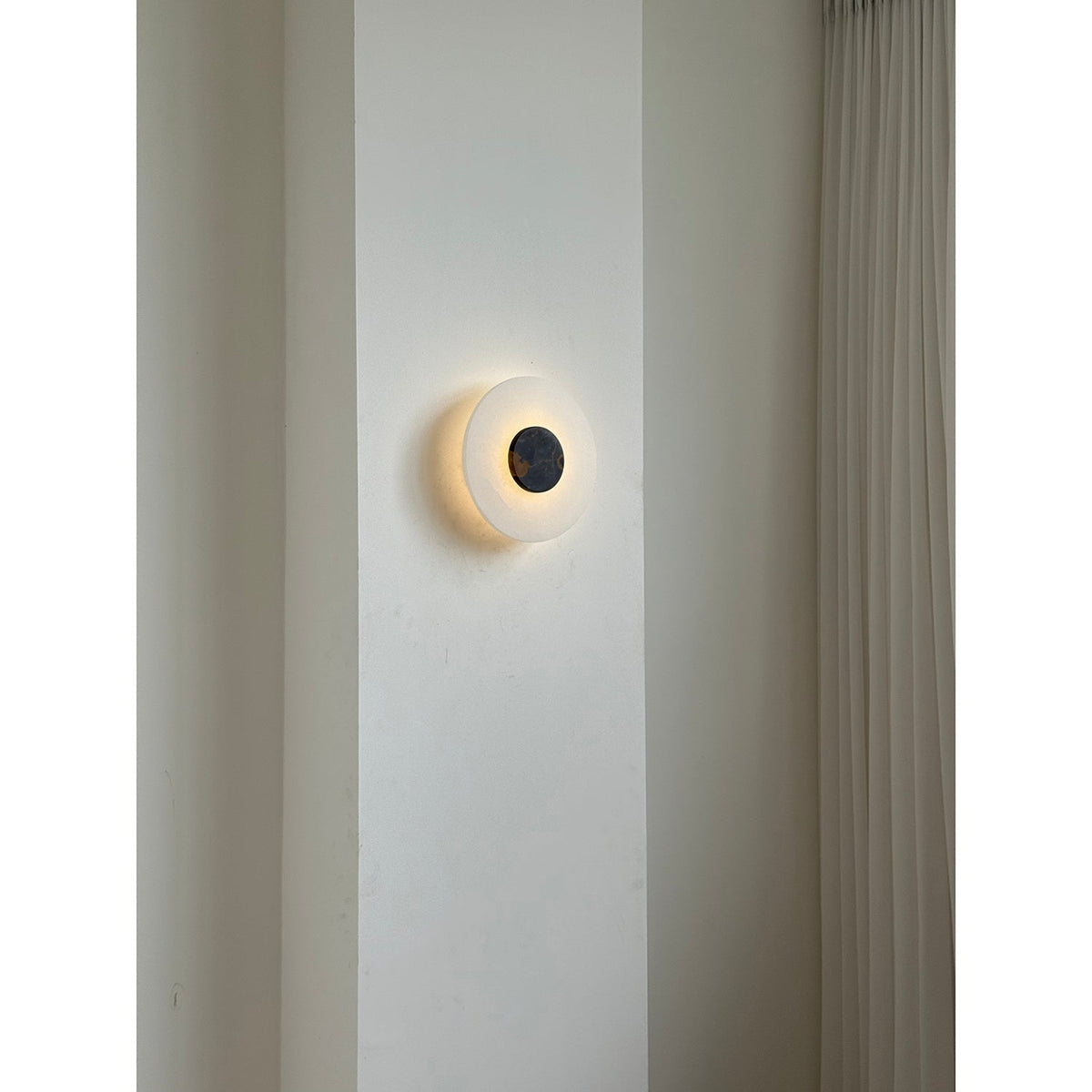 Rauduvyi aplique de pared moderno minimalista de alabastro