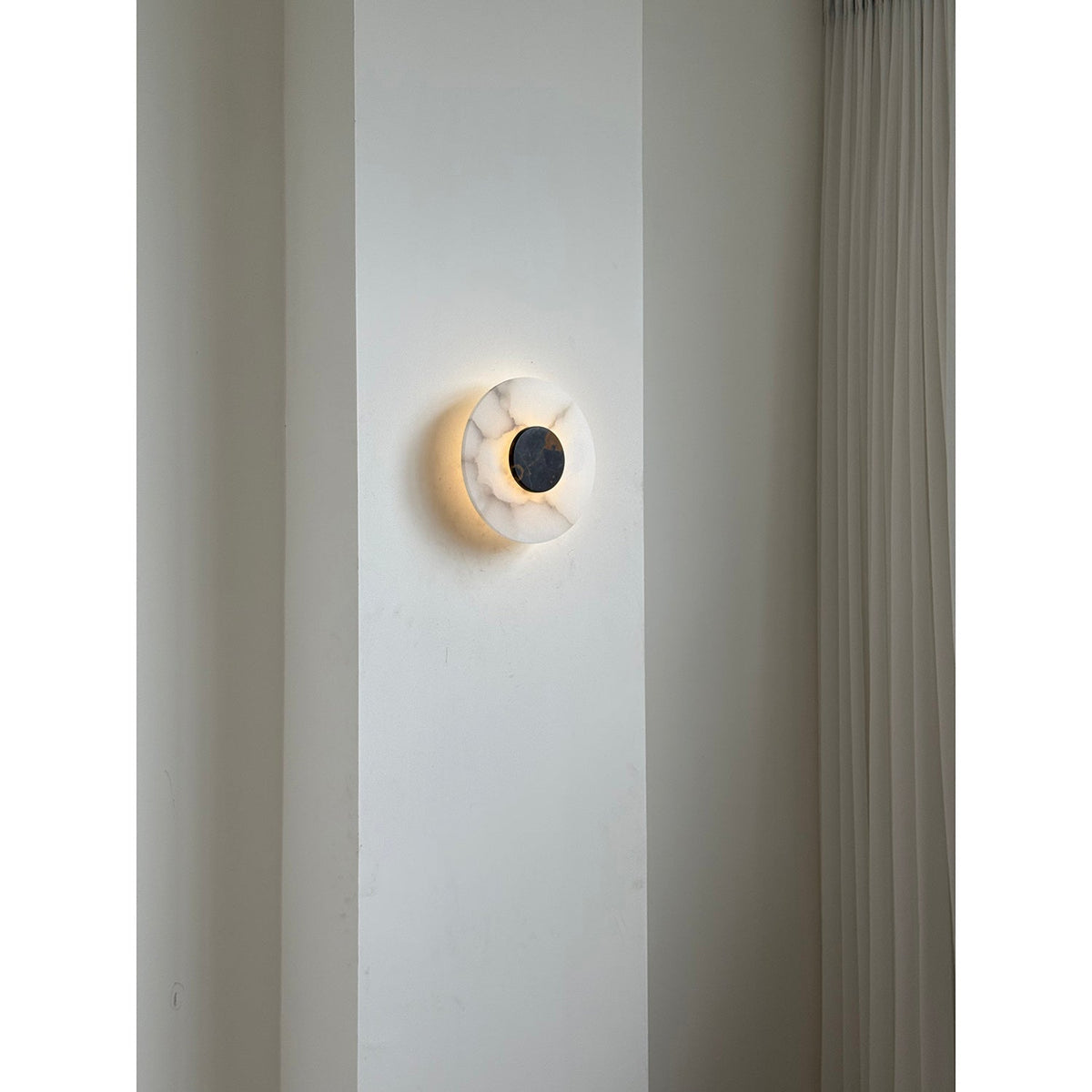 Rauduvyi aplique de pared moderno minimalista de alabastro