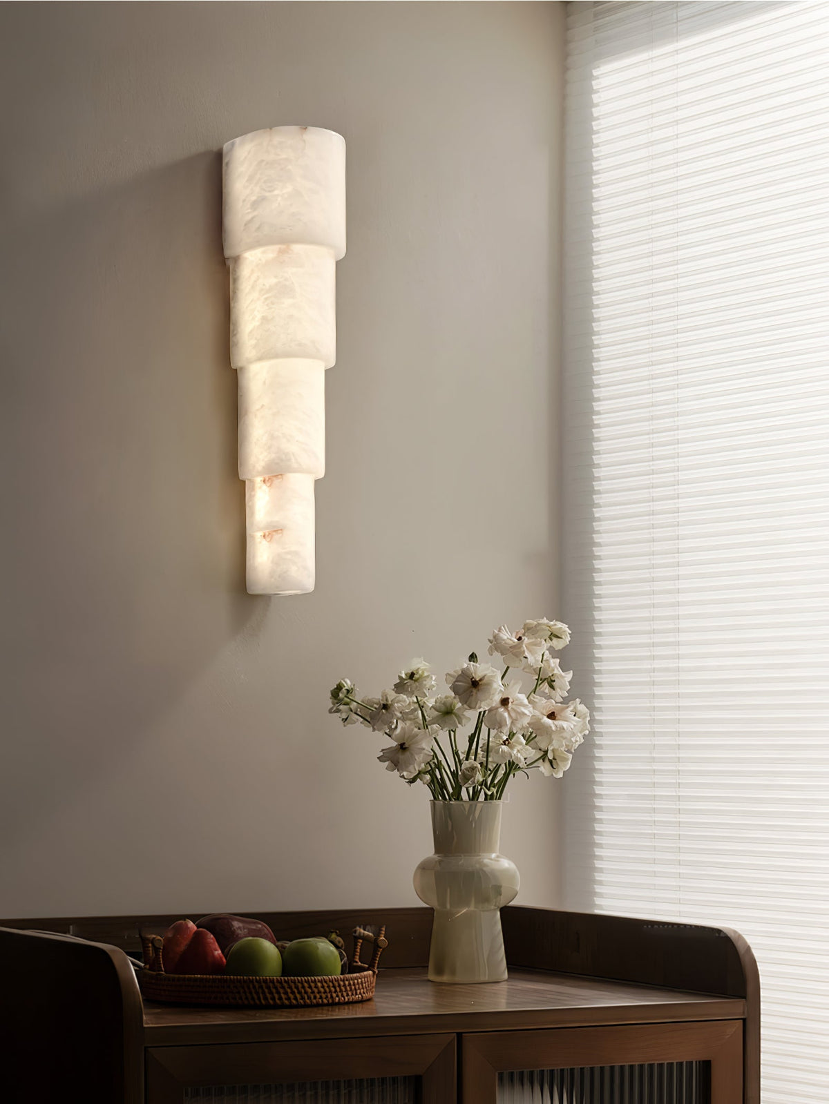 Raya aplique de pared alabastro