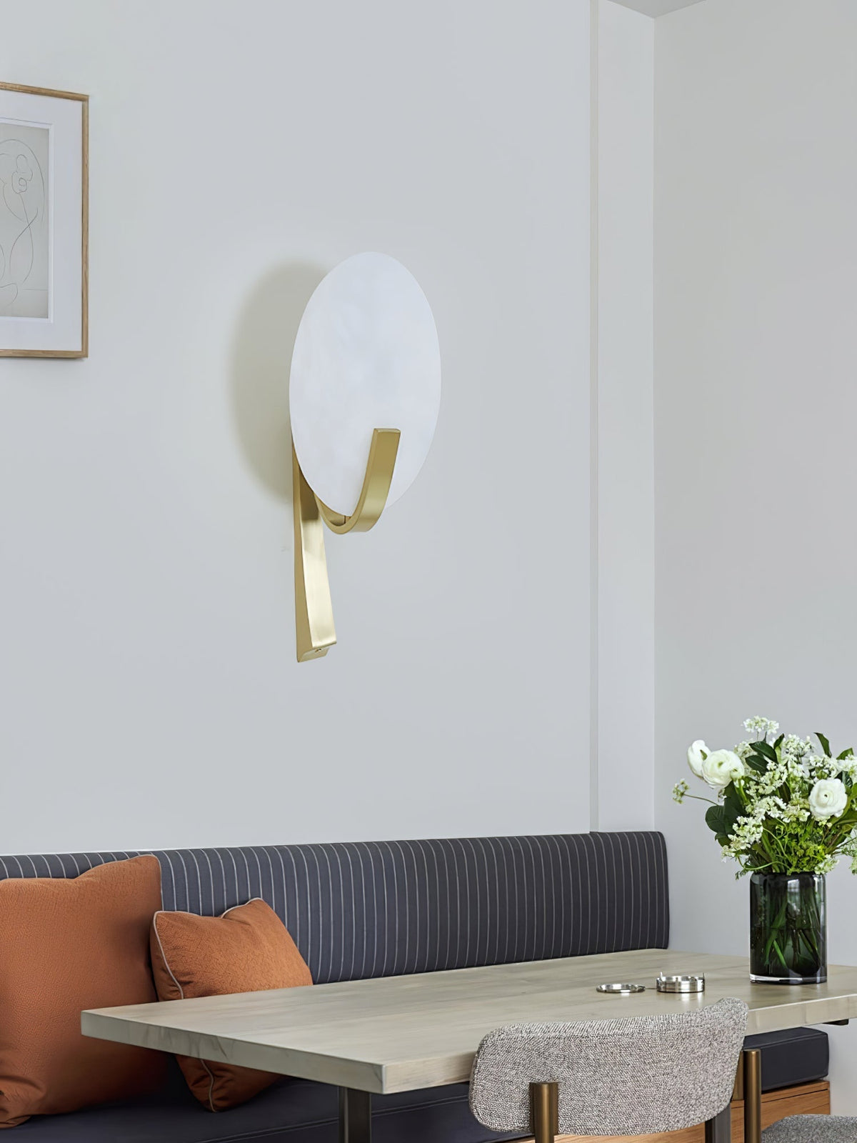 Nivaeria aplique de pared moderno en alabastro