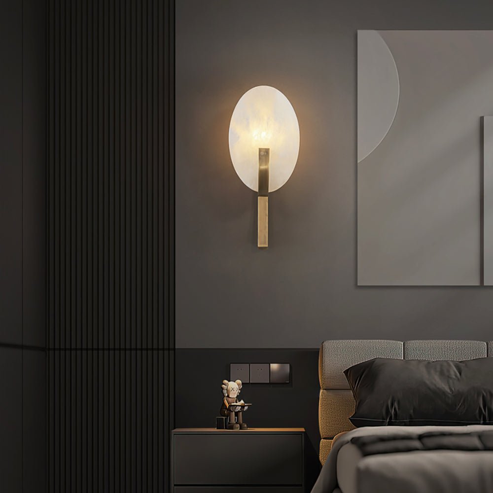 Nivaeria aplique de pared moderno en alabastro