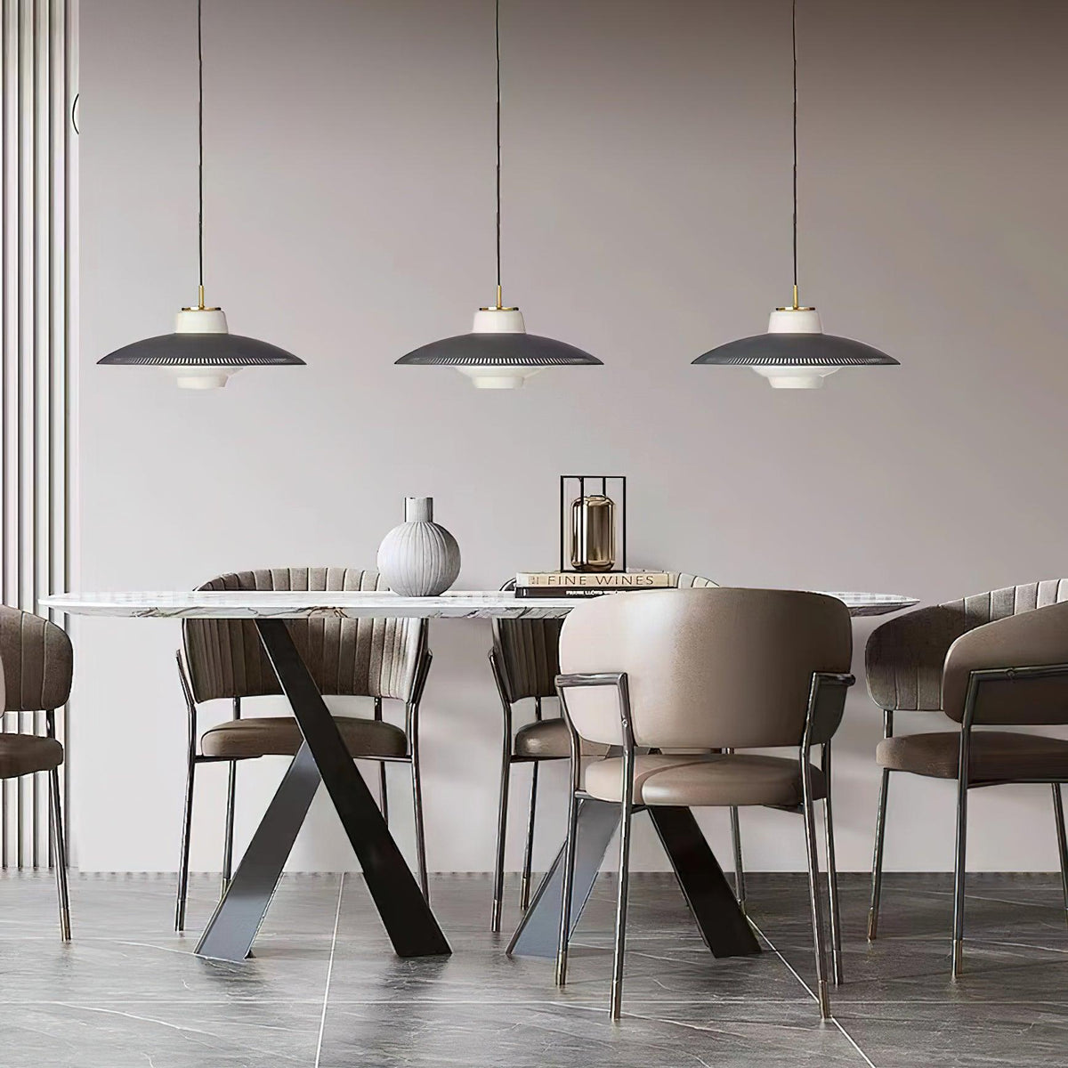 Rocan lámpara colgante de estilo clásico minimalista
