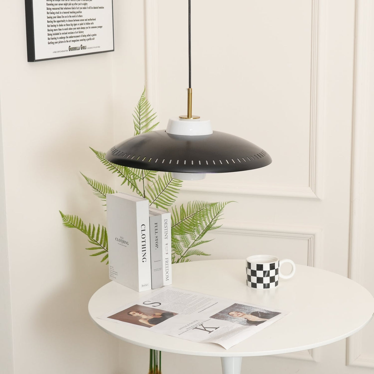 Rocan lámpara colgante de estilo clásico minimalista