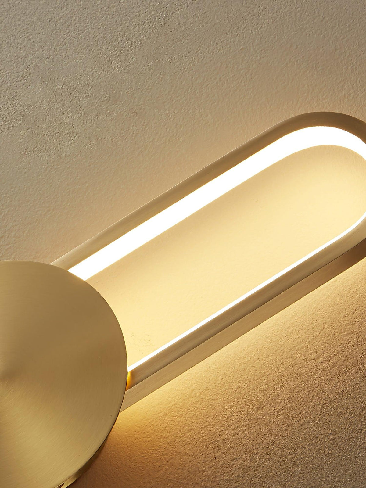 Orieniella aplique de pared moderno minimalista de latón