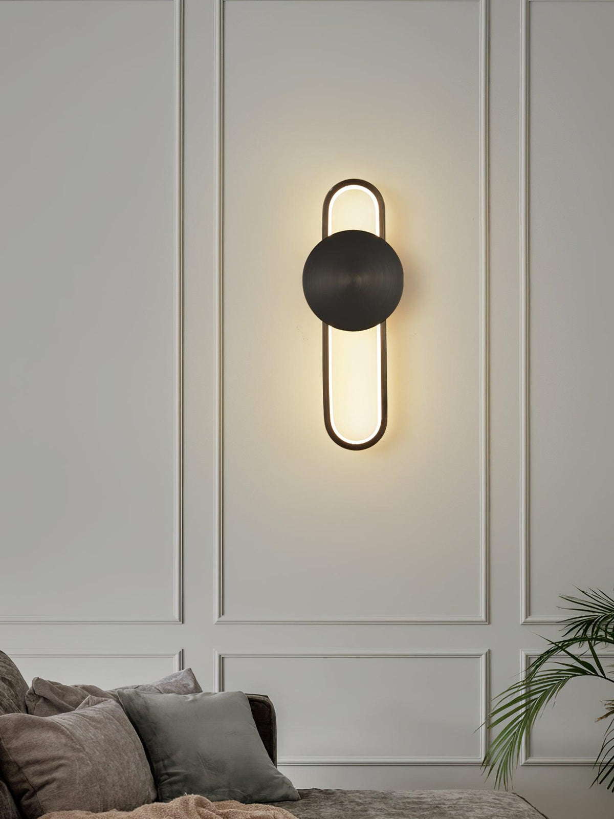 Orieniella aplique de pared moderno minimalista de latón