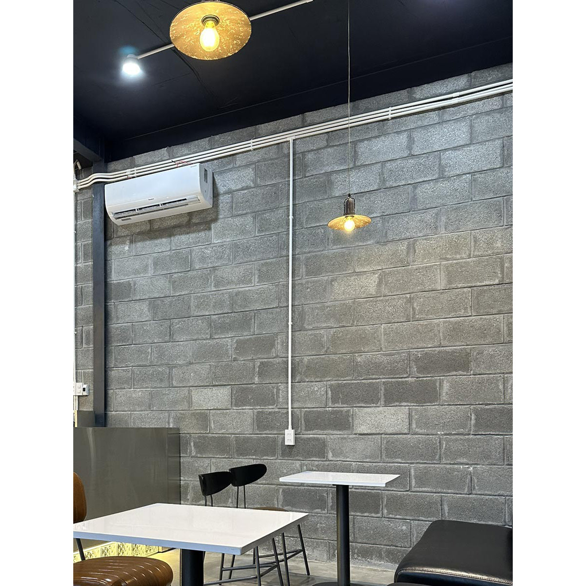 Yrvuvyi lámpara colgante moderna minimalista industrial de metal