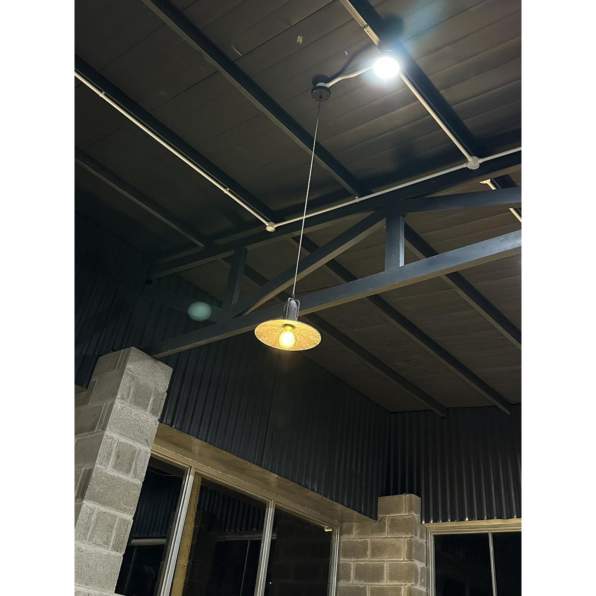 Yrvuvyi lámpara colgante moderna minimalista industrial de metal