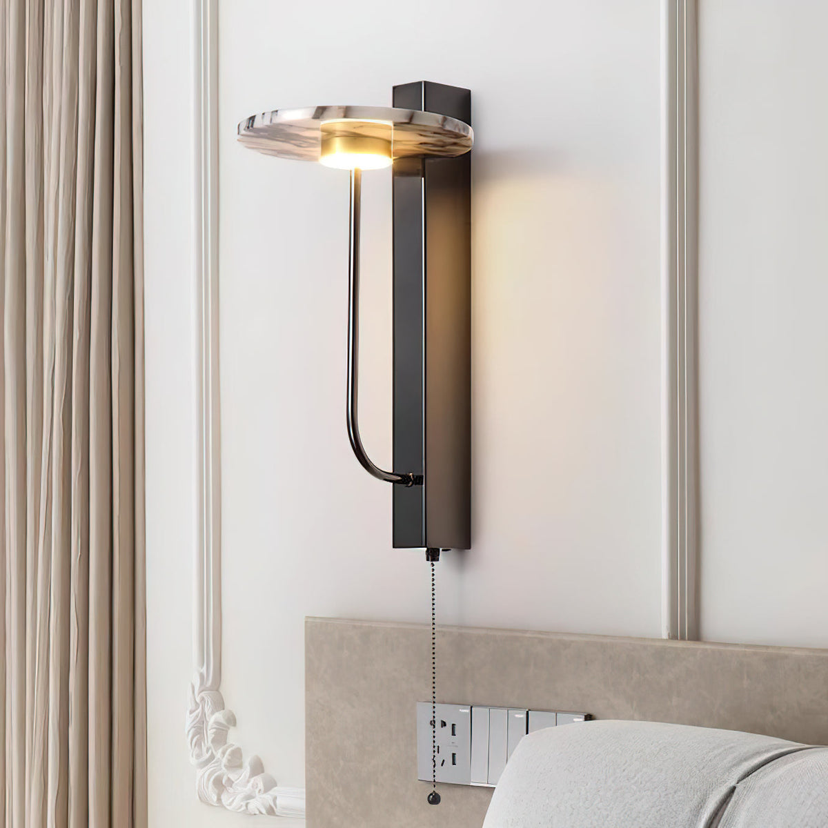 Aevuvyn aplique de pared moderno minimalista de mármol