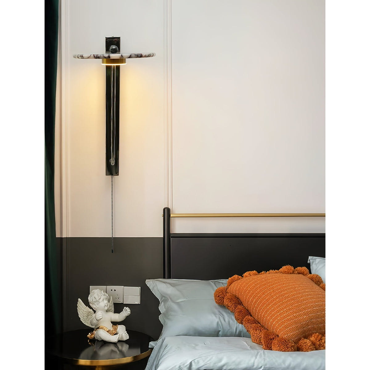 Aevuvyn aplique de pared moderno minimalista de mármol