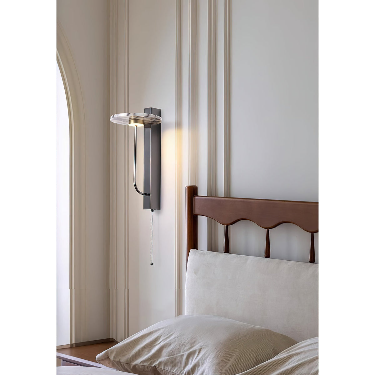 Aevuvyn aplique de pared moderno minimalista de mármol