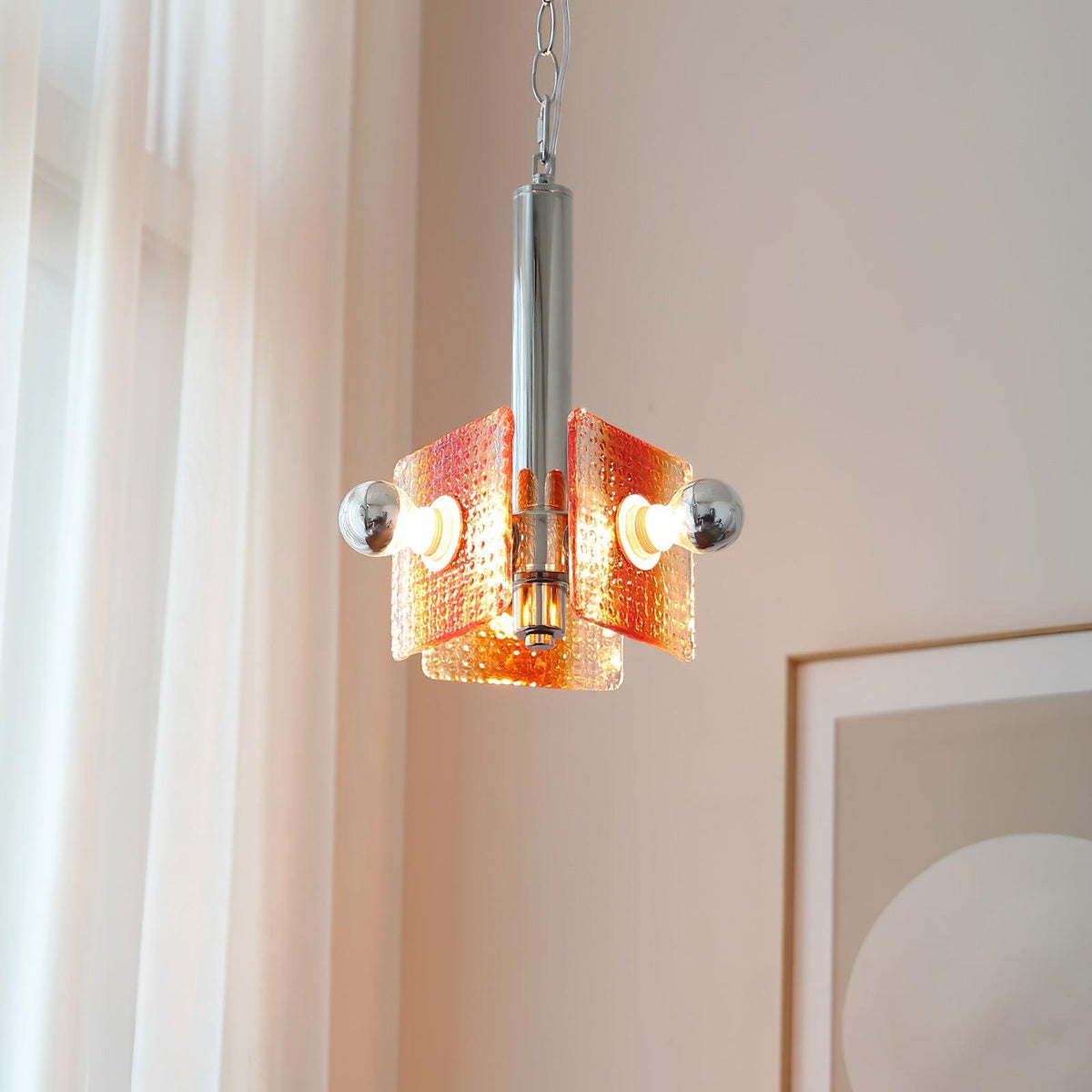 Vesk lámpara colgante elegante de vidrio