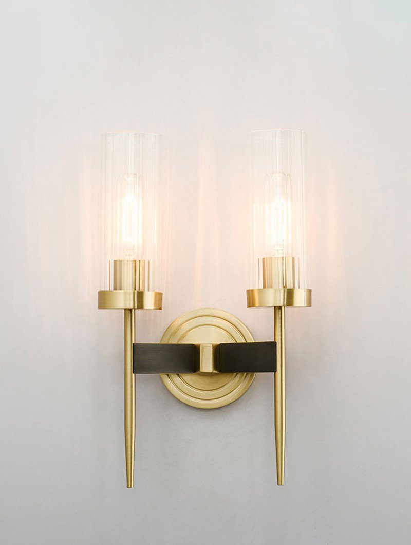 Vilaeisra aplique de pared elegancia Vintage con vidrio