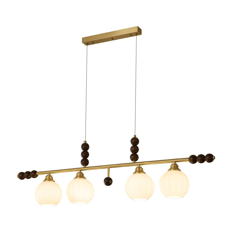 Zerinen lámpara colgante Premium nórdica de vidrio y madera