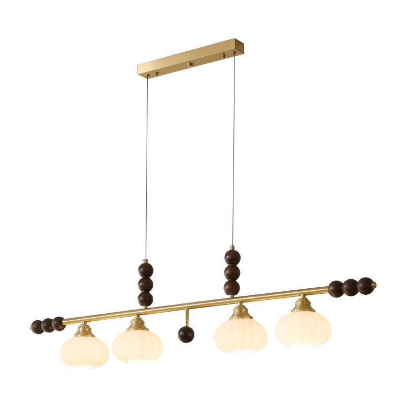 Zerinen lámpara colgante Premium nórdica de vidrio y madera