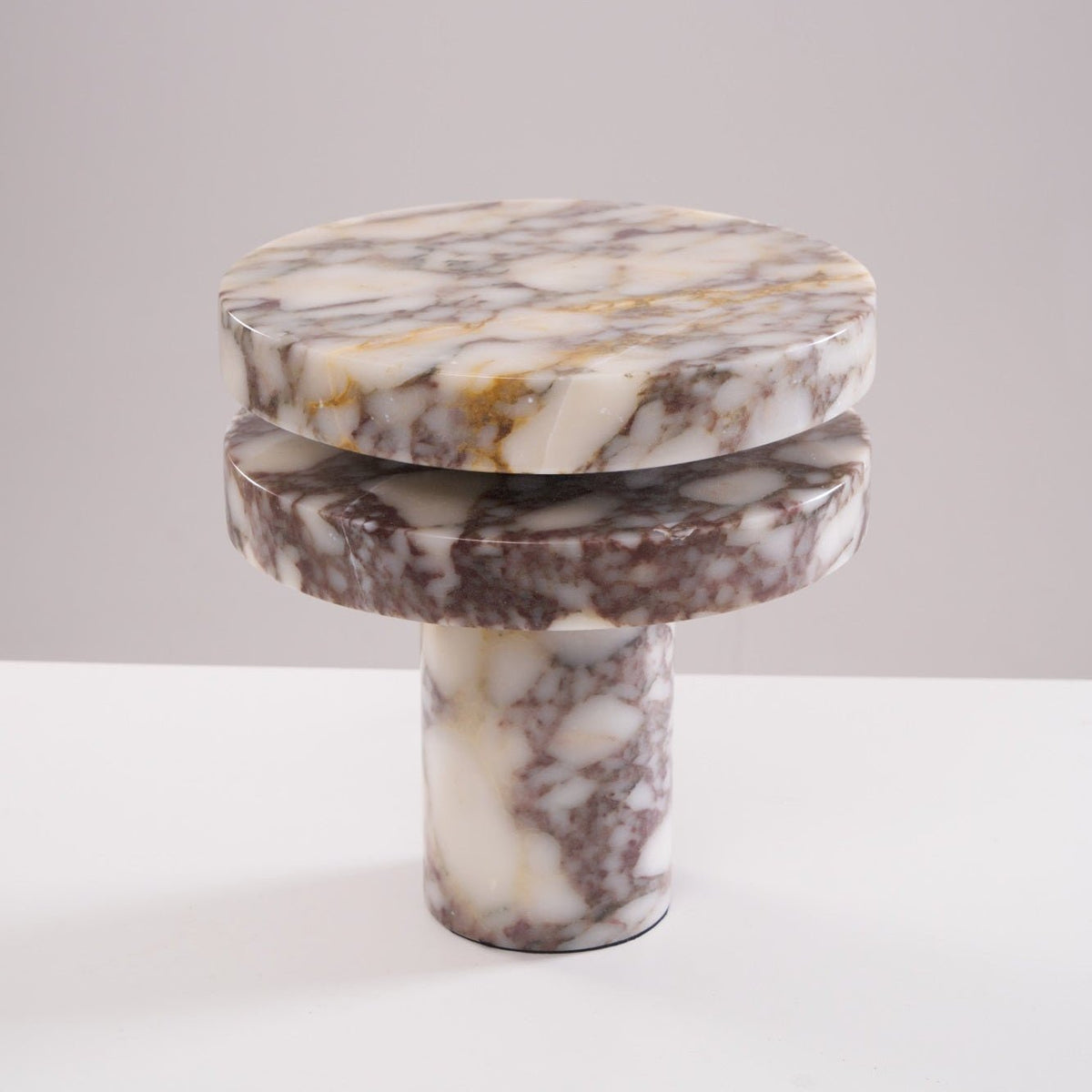 Selerine lámpara de mesa de mármol