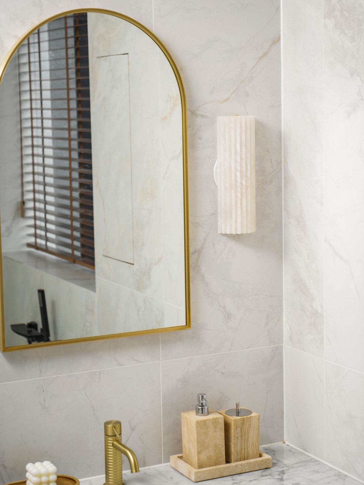 Aveniraria aplique de pared alabastro