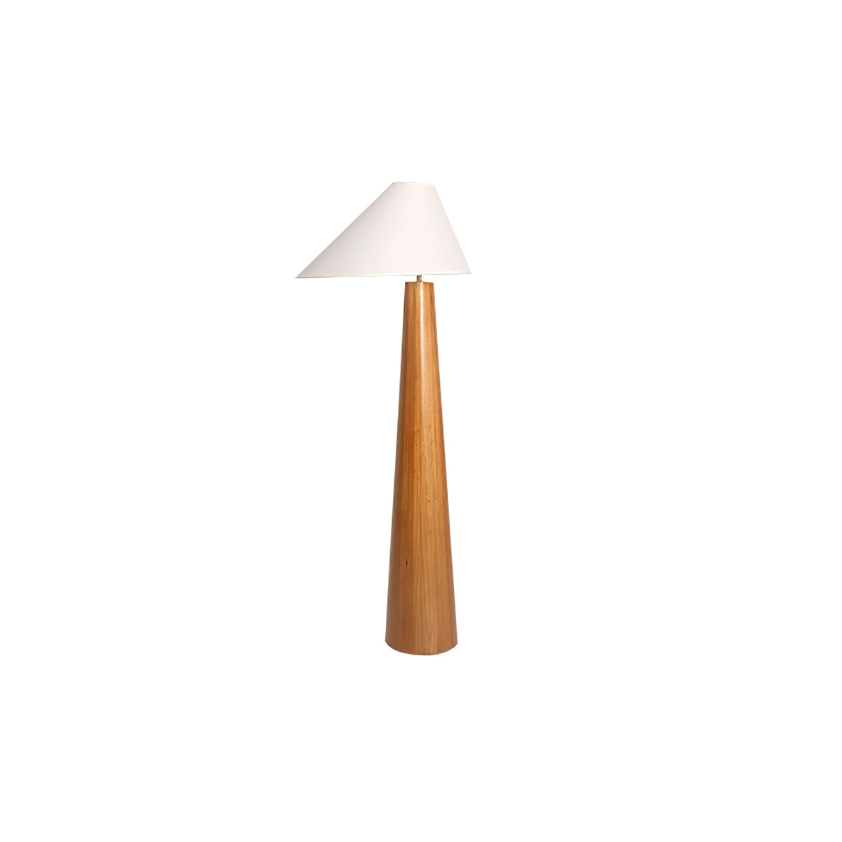 Pinnacle lámpara de pie minimalista de madera