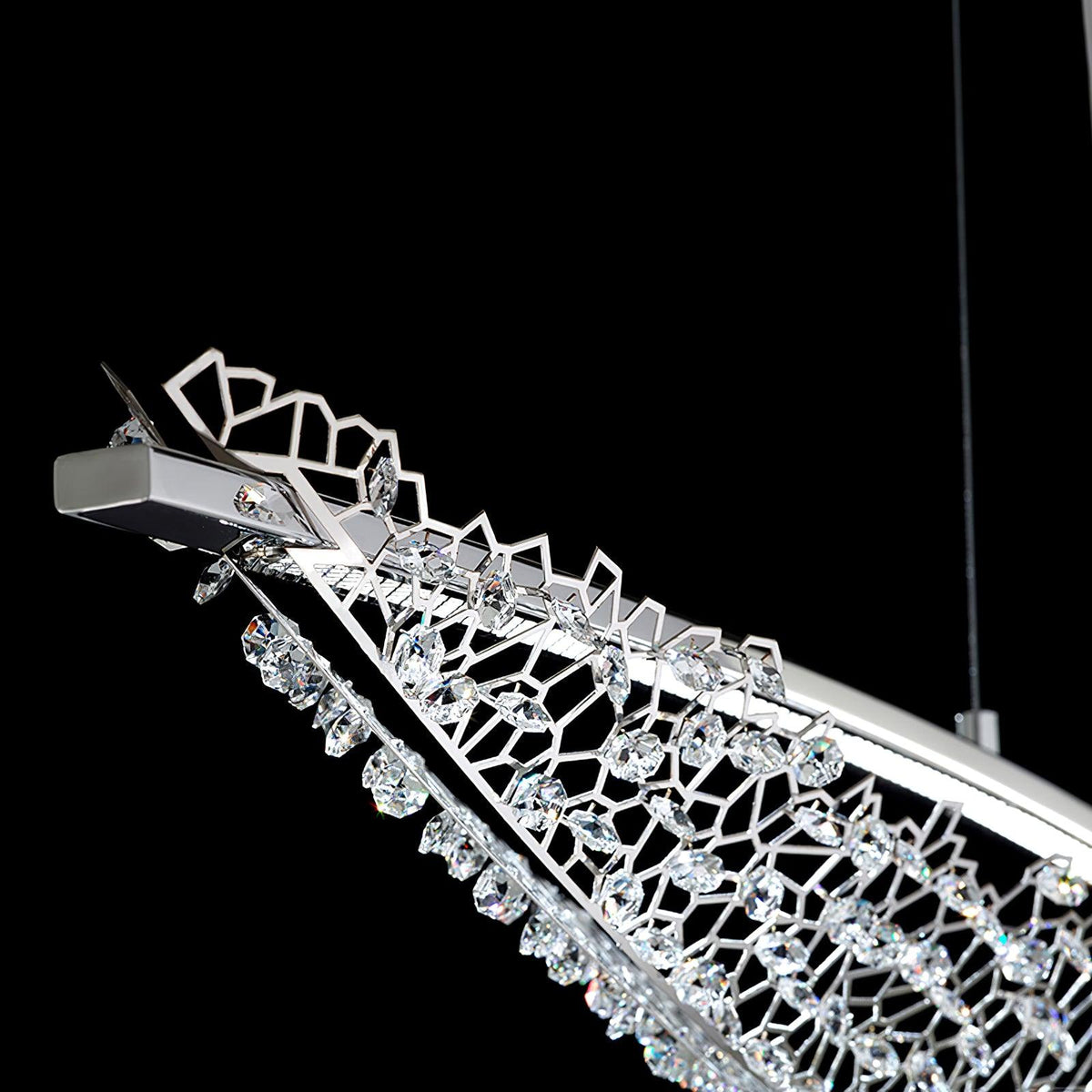 Elvarin lámpara colgante de cristal