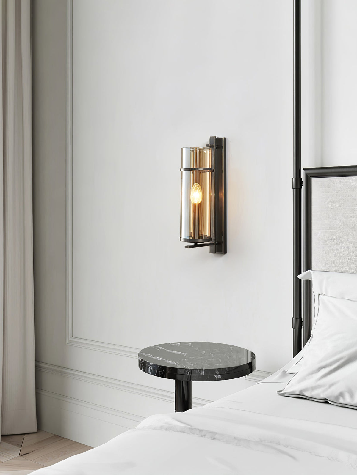 Niroxen aplique de pared de vidrio nórdico