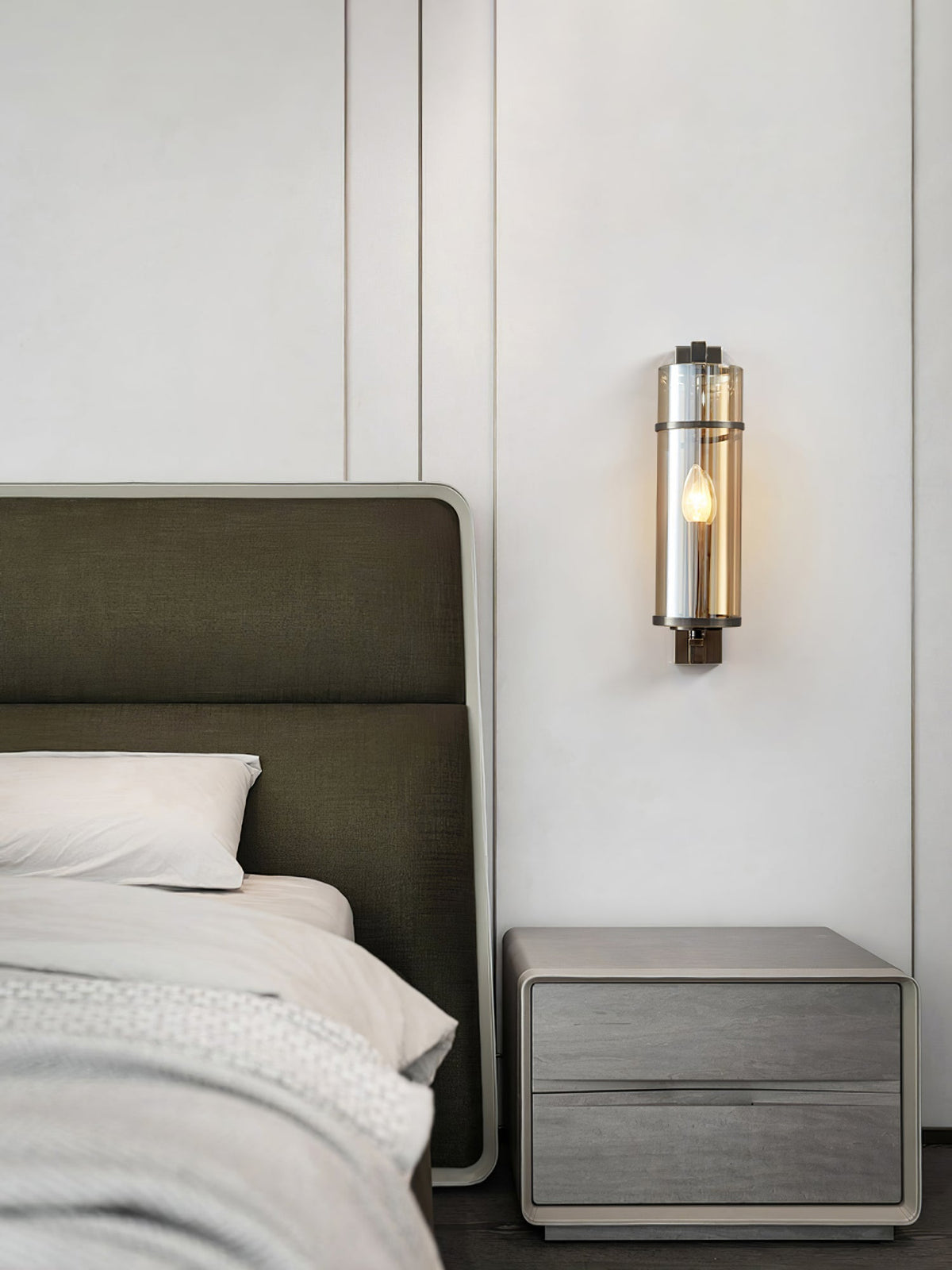 Niroxen aplique de pared de vidrio nórdico