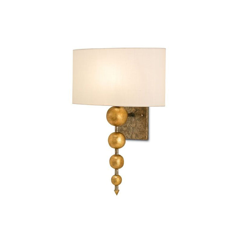 Eirikuvyn aplique de pared moderno premium de metal y tela