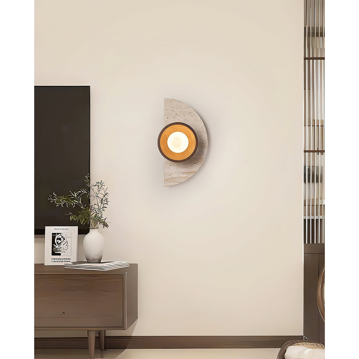 Dvaluvyi aplique de pared Individual Creativity travertino