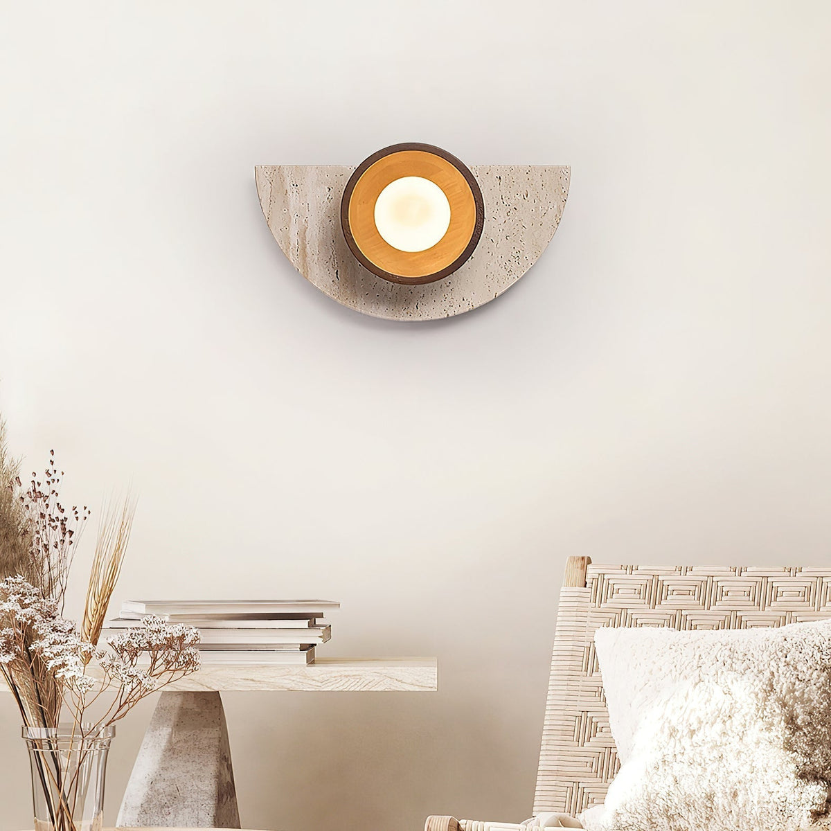 Dvaluvyi aplique de pared Individual Creativity travertino
