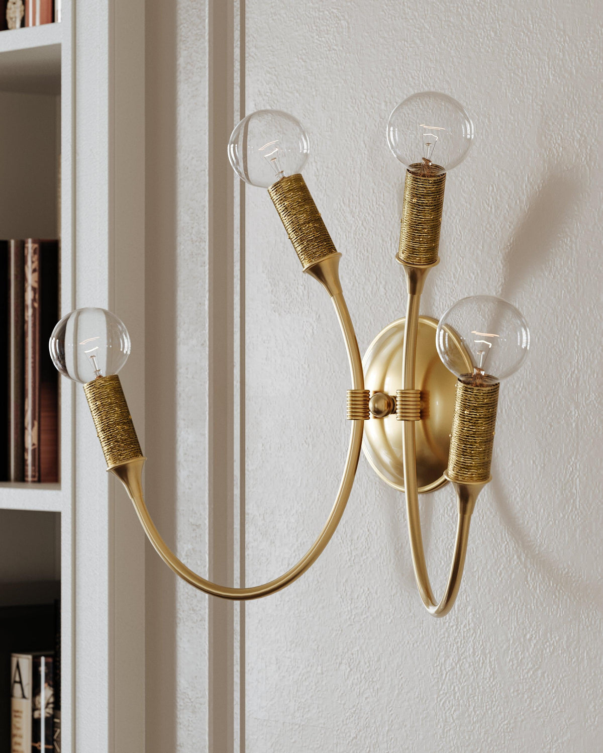 Fljotuvyn aplique de pared moderno minimalista de metal