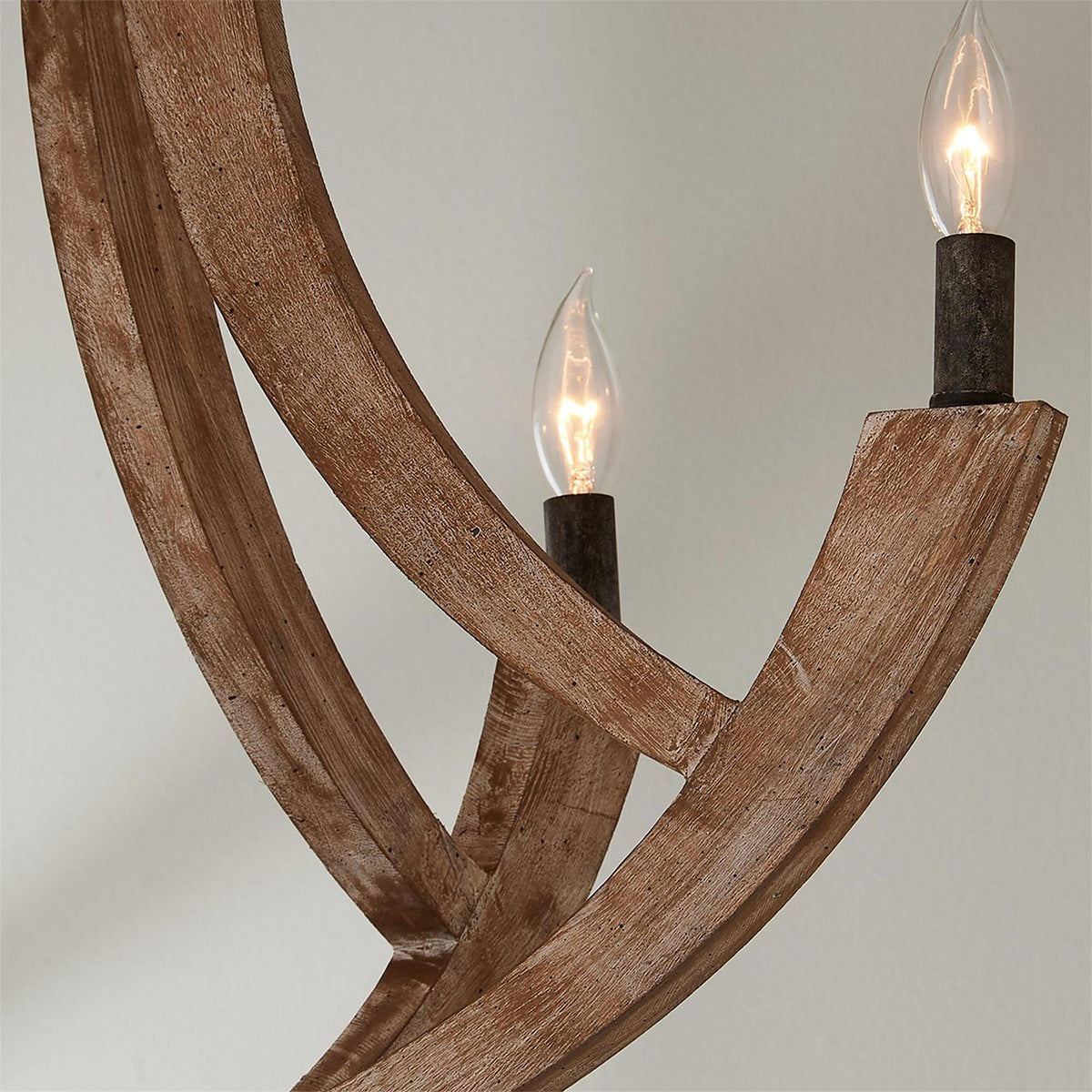 Eirikuvyi lámpara colgante Vintage Creatividad Metal madera Farol