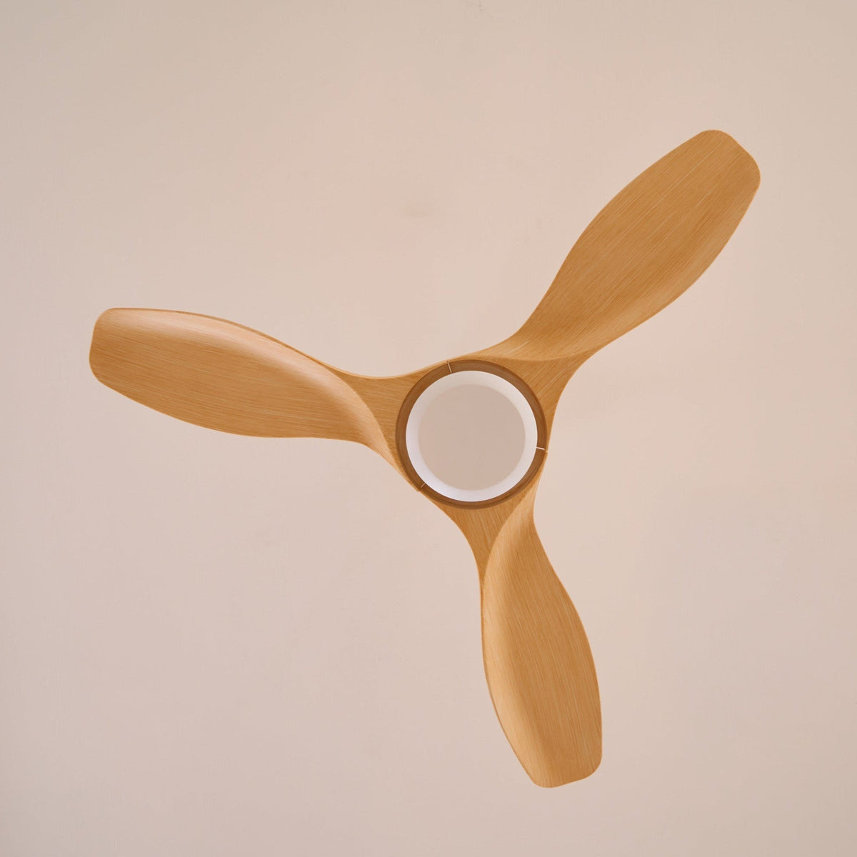 Aldaine Ventilador de techo minimalista de madera