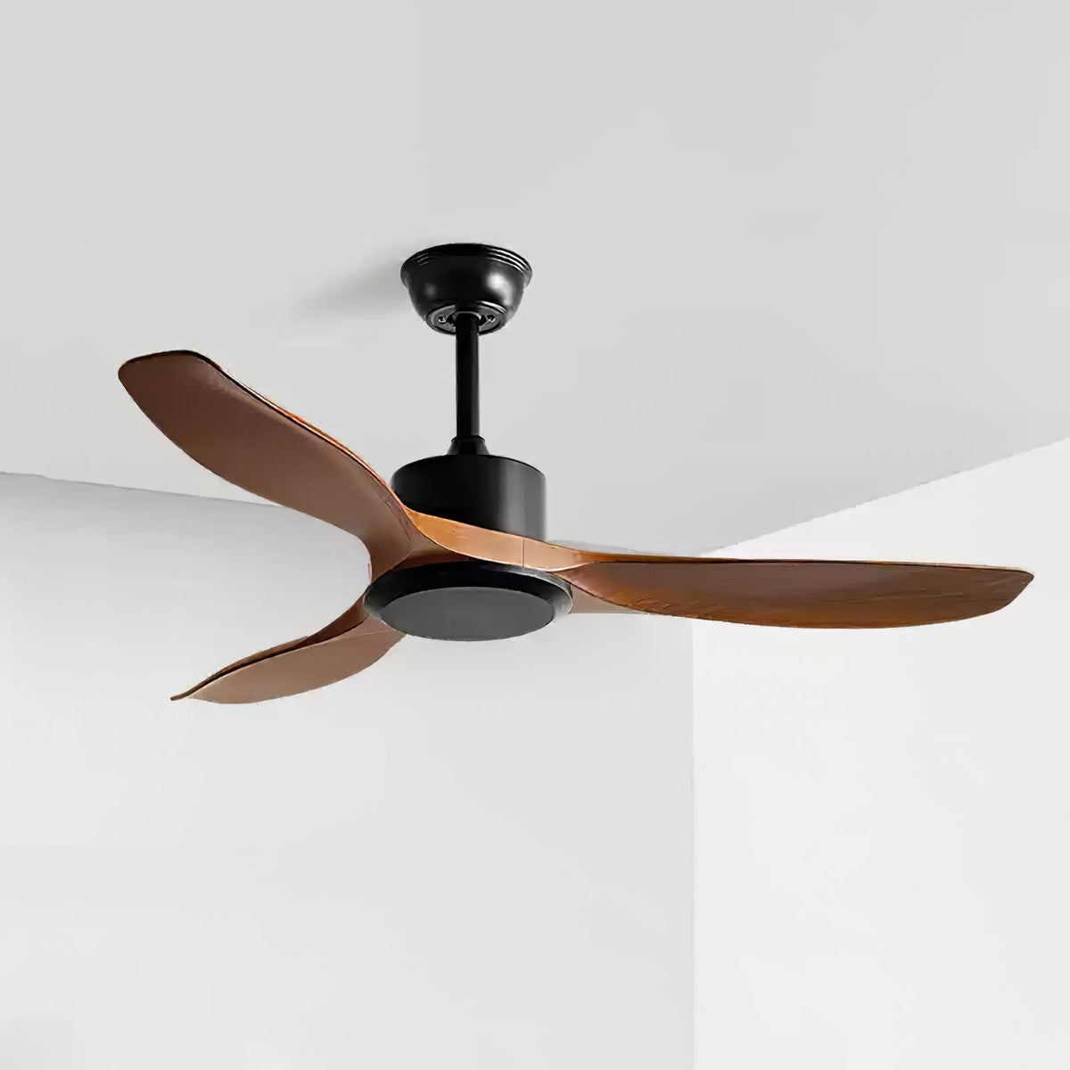 Aldaine Ventilador de techo minimalista de madera