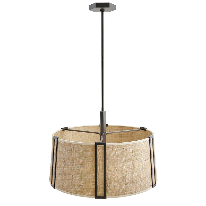 Gloruvyn lámpara de araña moderna minimalista de metal natural