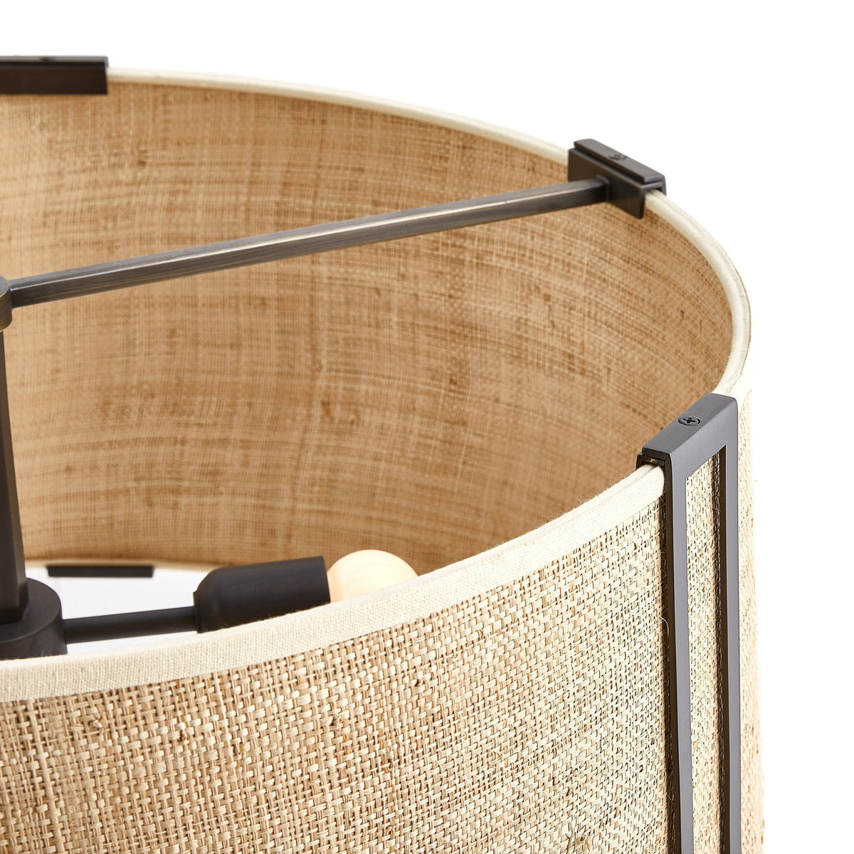 Gloruvyn lámpara de araña moderna minimalista de metal natural
